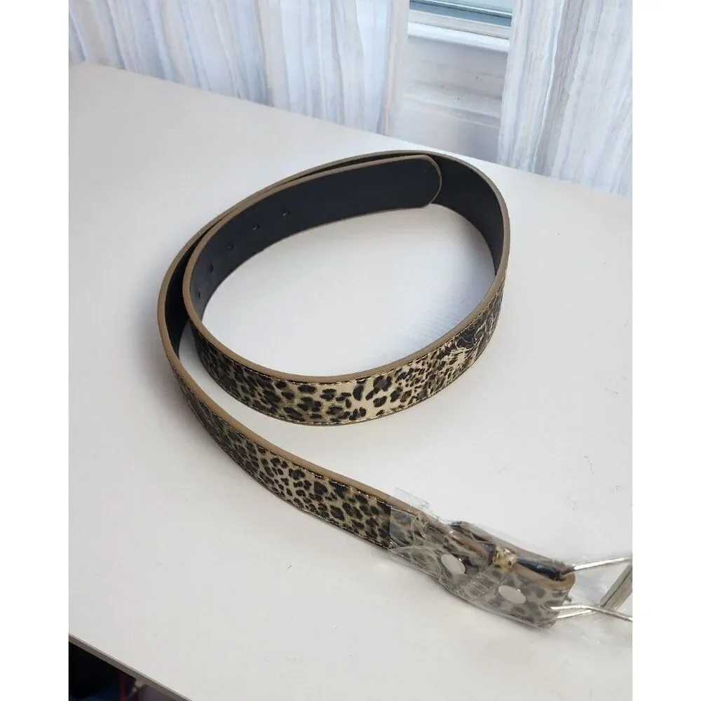 Women's NEW Animal Print Leather Fashion Belt